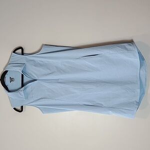 Eddie Bauer Departure Sleeveless Half-Zip Dress Womens Size Large Country Club